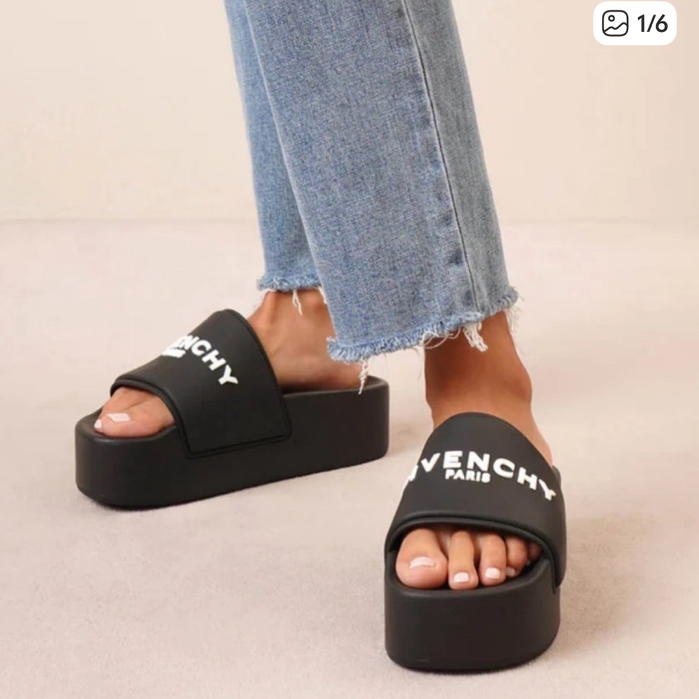 Givenchy Shoes Women’s Givenchy Sandals Designer Platform Sandals Slides 38
